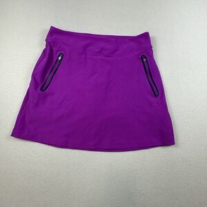 Nike Skort Womens Medium Purple NO SEW Knit Skort Skirt Golf Tennis 452803